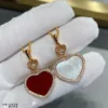 Chopard happy hearts necklace ,paved