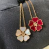 Chopard  happy hearts flowers necklace