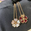 Chopard  happy hearts flowers necklace
