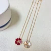 Chopard  happy hearts flowers necklace