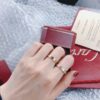 LOVE ring, classic model, paved