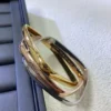 Trinity bracelet, cushion-shaped