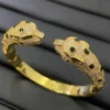 Panthère de Cartier bracelet, articulated, paved