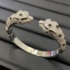 Panthère de Cartier bracelet, articulated, paved