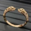 Panthère de Cartier bracelet, articulated, paved