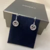 Chopard happy diamonds icons earrings ,full paved