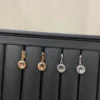 Chopard happy diamonds icons earrings ,single diamond