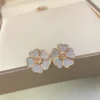 Chopard happy hearts flowers diamonds earrings