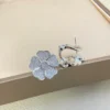 Chopard happy hearts flowers diamonds earrings