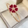 Chopard happy hearts flowers bracelet