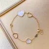 Chopard my happy hearts bracelet, on chain ,multicolor