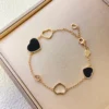 Chopard my happy hearts bracelet, on chain ,multicolor