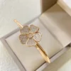 Chopard happy hearts flowers bracelet ,full diamonds