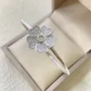 Chopard happy hearts flowers bracelet ,full diamonds