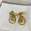 D-Drop Earrings