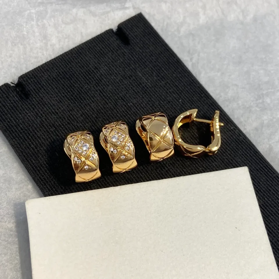 Chanel coco crush earrings ,diamonds