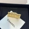 CHANEL Brooch B23K Matelasse bag motif Gold Metal