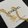 Chanel 24C leather with double C pearl necklace