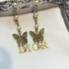 Dior Tribales Earrings butterfly shape