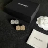 Chanel Cruise 2024/25 stud earrings , rose golden