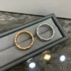 Chanel coco crush rings with diamonds