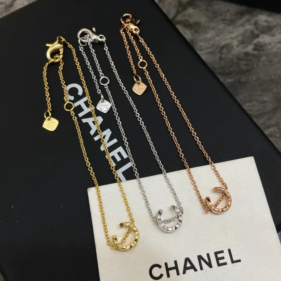 Chanel Coco bracelet on chain