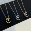 Chanel Coco necklace, one diamonds , silver or rose golden or yellow golden