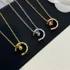 Chanel Coco necklace, one diamonds , silver or rose golden or yellow golden