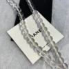 Chanel Spring-Summer 2025 Pre-collection Double Layer Transparent Necklace