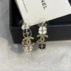 CHANEL Spring-Summer 2025 Pre-collection Stud Earrings Black & White
