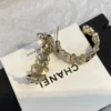 CHANEL Spring-Summer 2025 Pre-collection Stud Earrings Black & White
