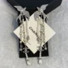 CHANEL Spring-Summer 2025 Bird Pendant Earrings Clutch with chain