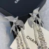 CHANEL Spring-Summer 2025 Bird Pendant Earrings Clutch with chain