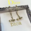 DiorWomen Métamorphose Earrings Gold-Finish Metal and White Resin Pearls