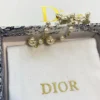 DiorWomen Métamorphose Earrings Gold-Finish Metal and White Resin Pearls
