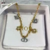 Dior Petit CD Lucky Charms ,Golden Silver