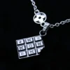 LV Chocolate Bar charm necklace for men