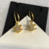 CELINE Triomphe Embellished Earrings