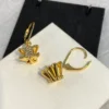 CELINE Triomphe Embellished Earrings