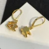 CELINE Triomphe Embellished Earrings