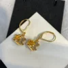 CELINE Triomphe Embellished Earrings