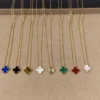 Vintage Alhambra pendant ,Blue | Black | Deep golden | White | Light golden | Green | Red | Pink