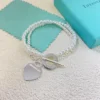 Wrap Bead Bracelet in Silver with Pearls and a Diamond, Small