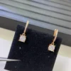 C de Cartier Earrings ,White diamonds