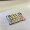 C de Cartier Earrings ,White diamonds