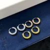 Love Hoop Earrings ,Golden,Silver,Rose golden