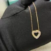 Cartier Trinity Diamond Heart Necklace ,paved