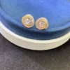 Trinity stud earrings Paved