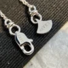 Double Butterfly Silhouette Diamond Pendant
