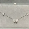 Multi Butterfly Silhouette Diamond Bracelet